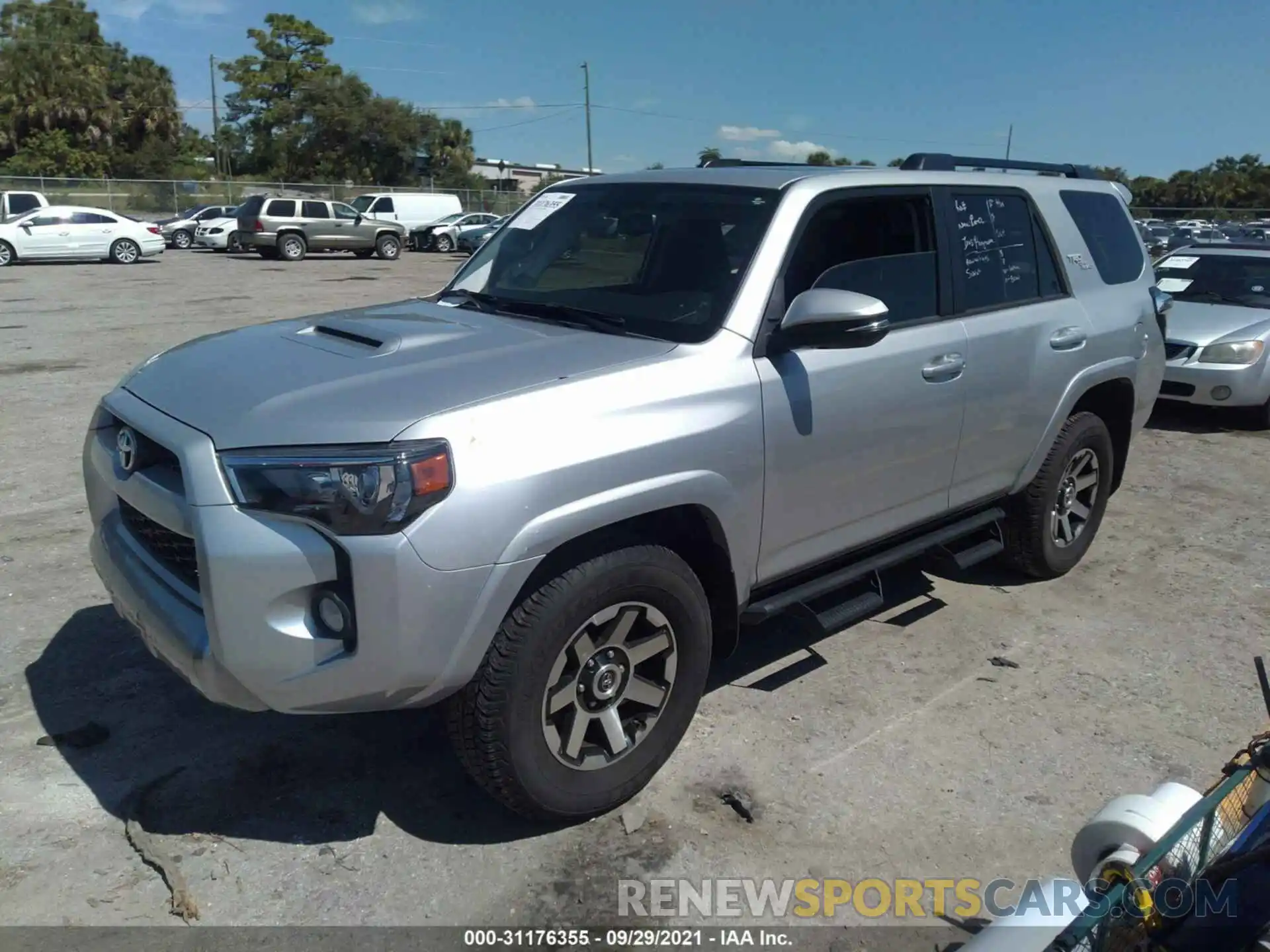 2 Photograph of a damaged car JTEBU5JR9K5704433 TOYOTA 4RUNNER 2019