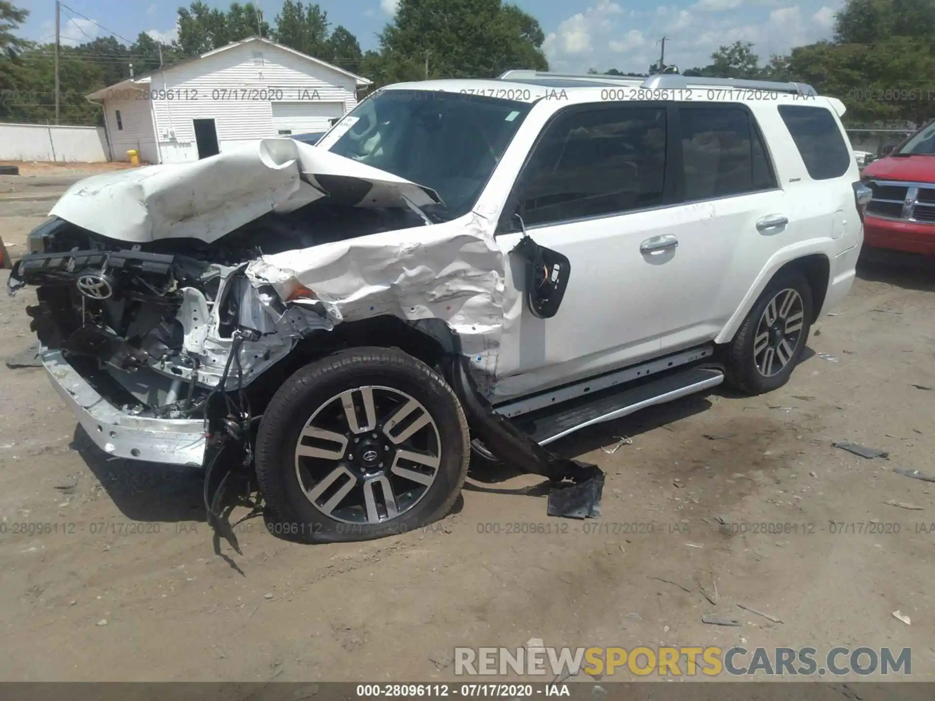 2 Photograph of a damaged car JTEBU5JR9K5705310 TOYOTA 4RUNNER 2019