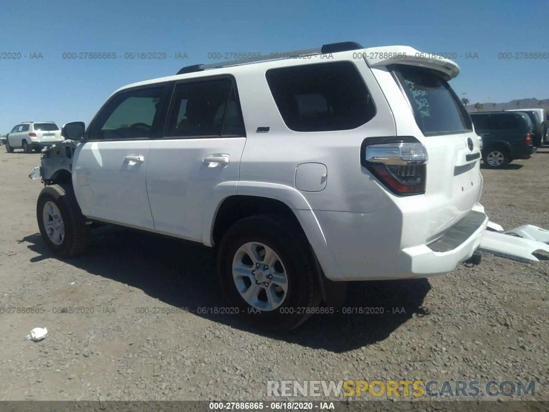 3 Photograph of a damaged car JTEBU5JR9K5707400 TOYOTA 4RUNNER 2019