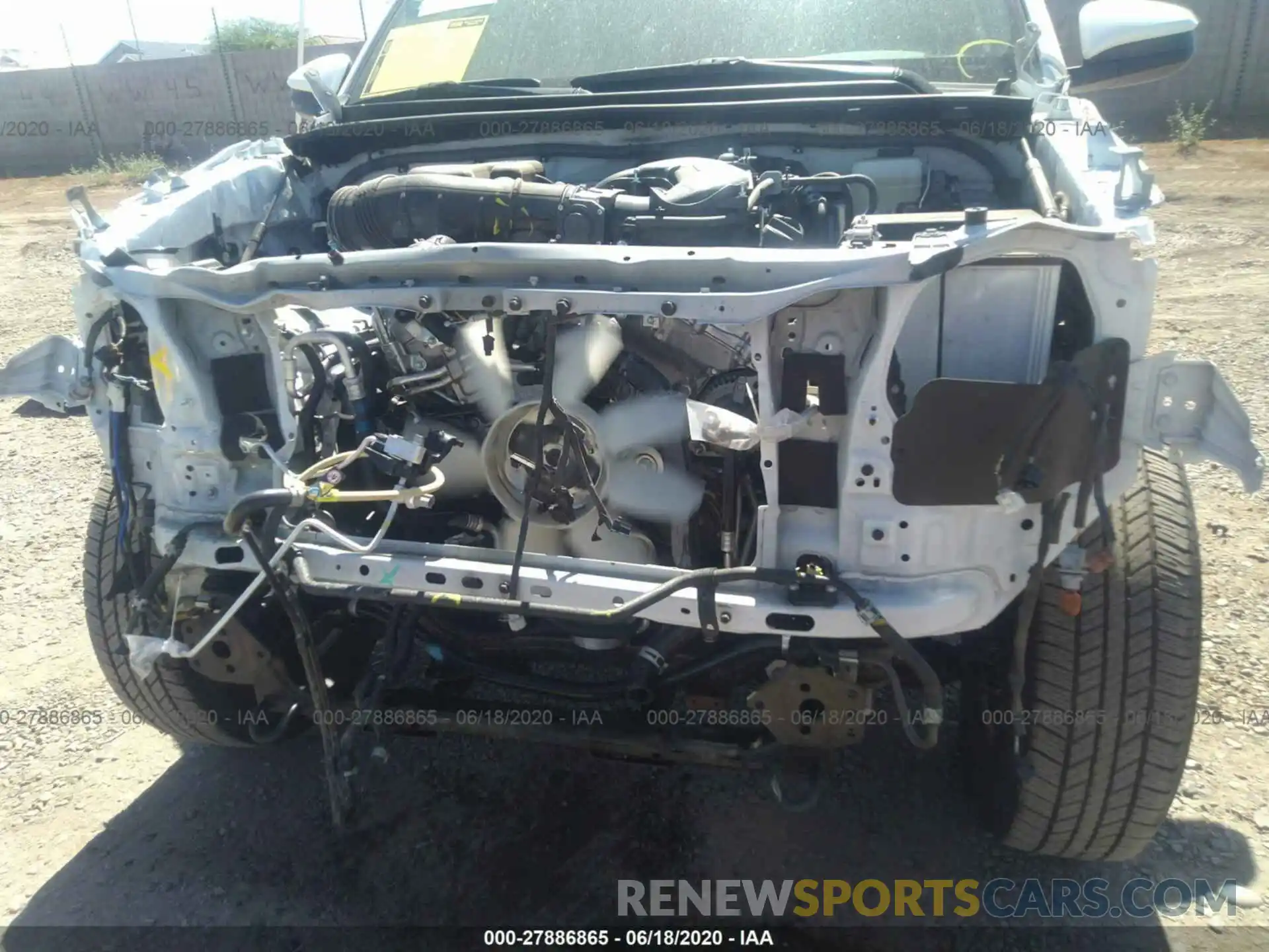 6 Photograph of a damaged car JTEBU5JR9K5707400 TOYOTA 4RUNNER 2019