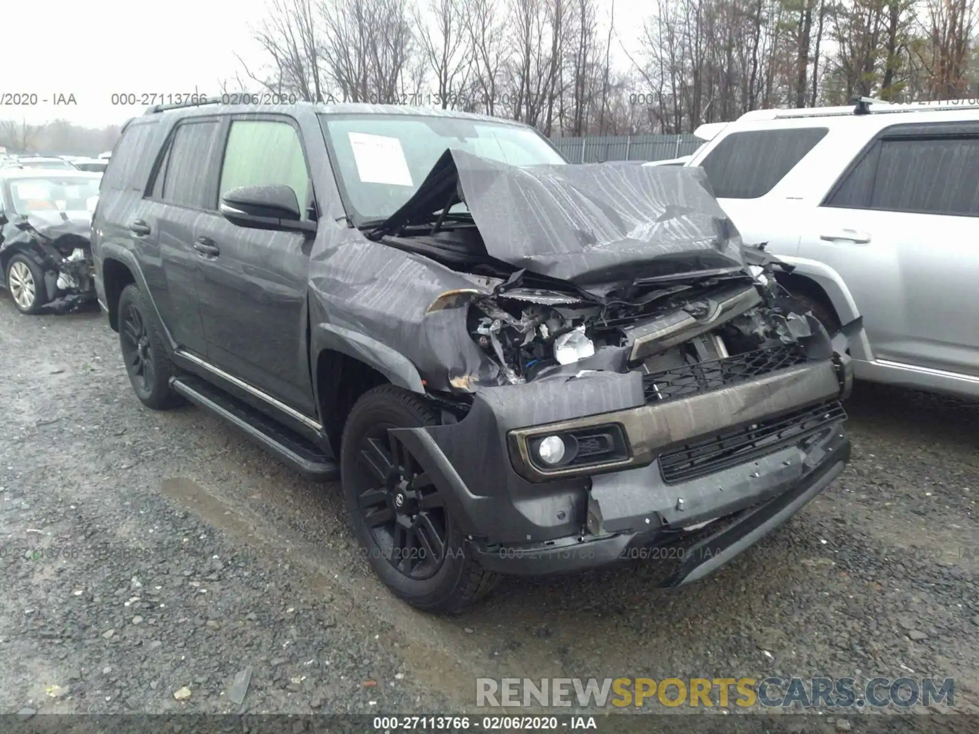 1 Photograph of a damaged car JTEBU5JR9K5707848 TOYOTA 4RUNNER 2019