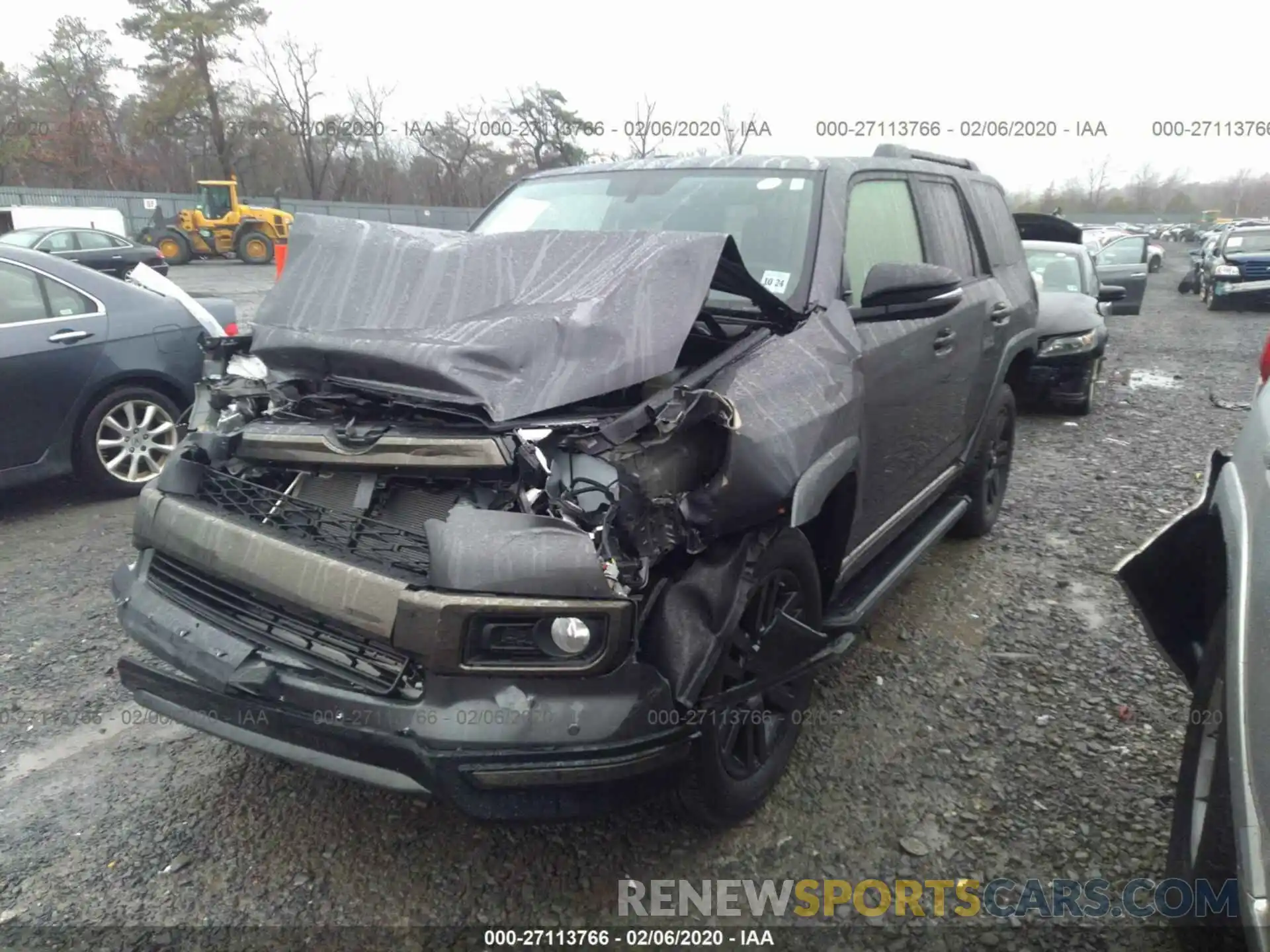 2 Photograph of a damaged car JTEBU5JR9K5707848 TOYOTA 4RUNNER 2019