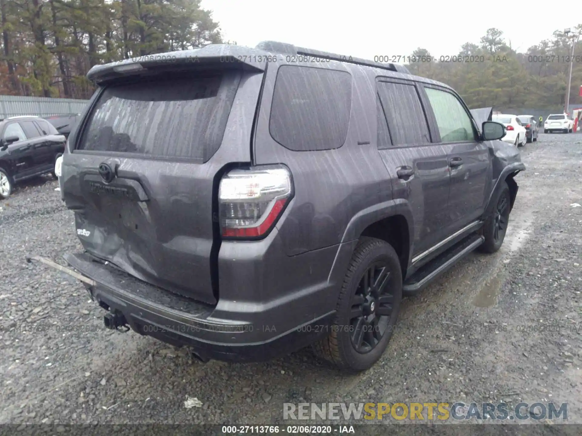 4 Photograph of a damaged car JTEBU5JR9K5707848 TOYOTA 4RUNNER 2019