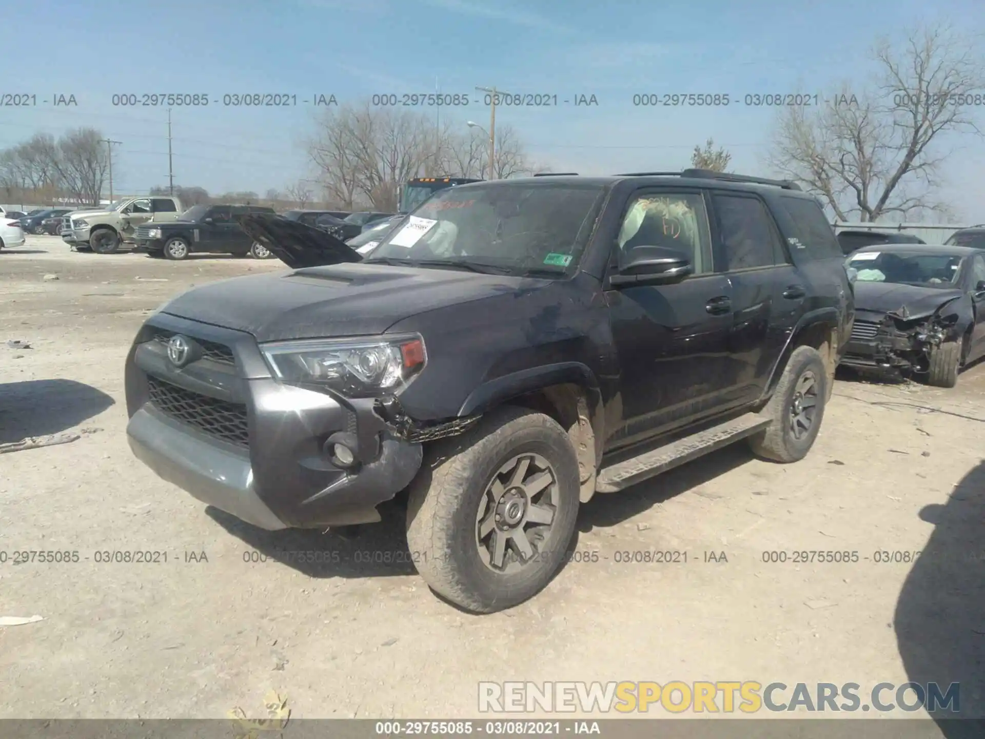 2 Photograph of a damaged car JTEBU5JR9K5708028 TOYOTA 4RUNNER 2019