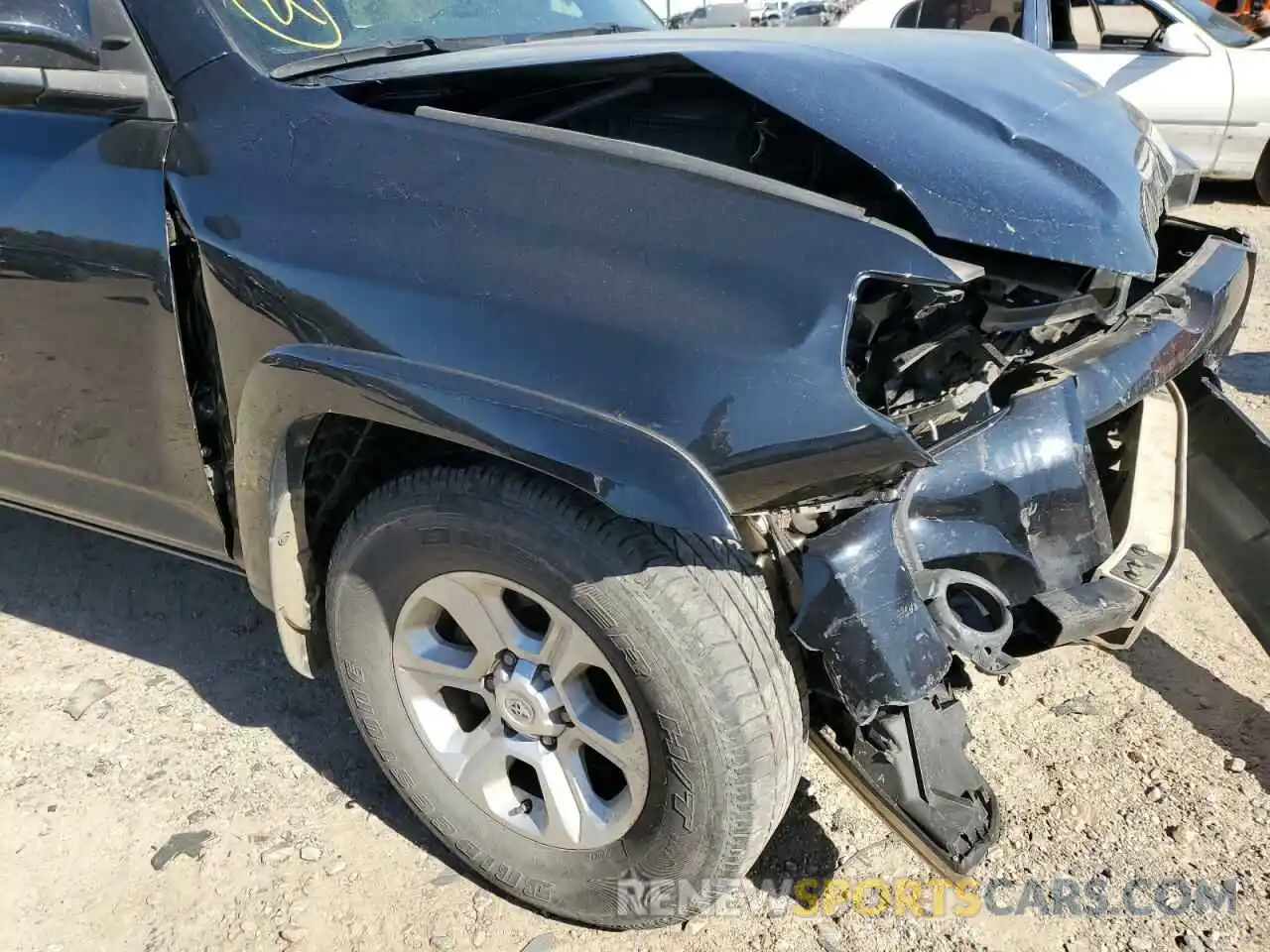 9 Photograph of a damaged car JTEBU5JR9K5732992 TOYOTA 4RUNNER 2019