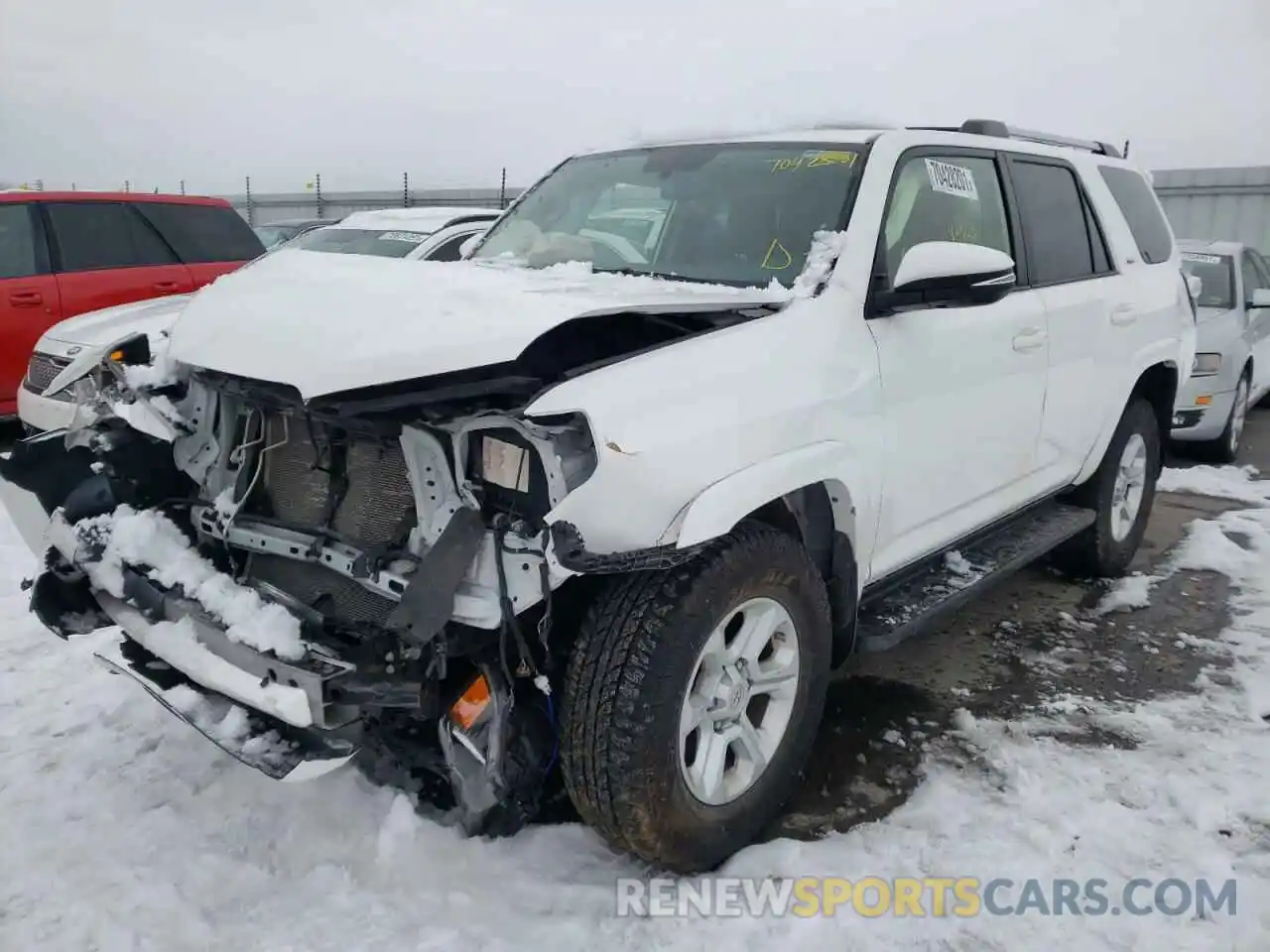 2 Photograph of a damaged car JTEBU5JRXK5611498 TOYOTA 4RUNNER 2019