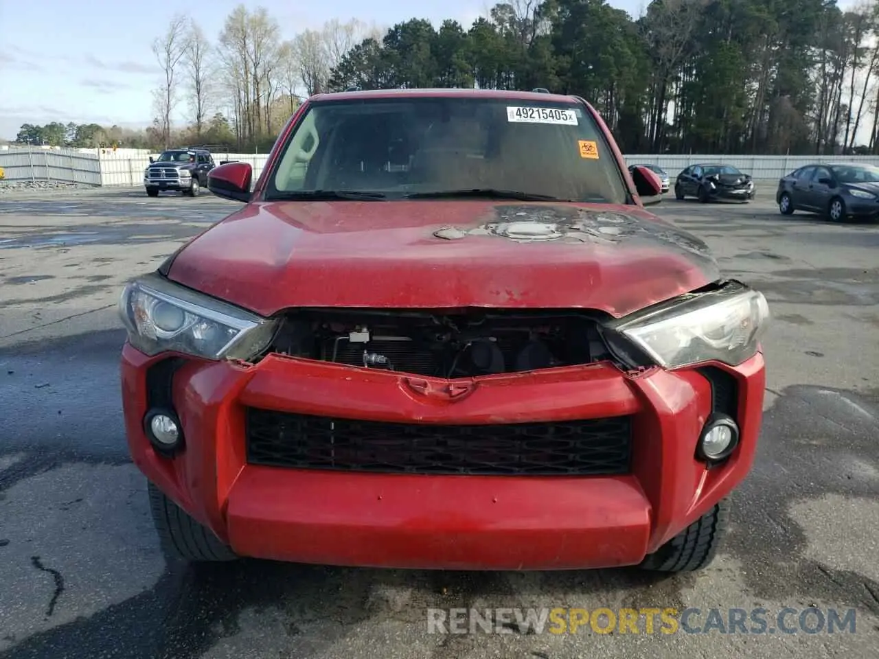 5 Photograph of a damaged car JTEBU5JRXK5613395 TOYOTA 4RUNNER 2019