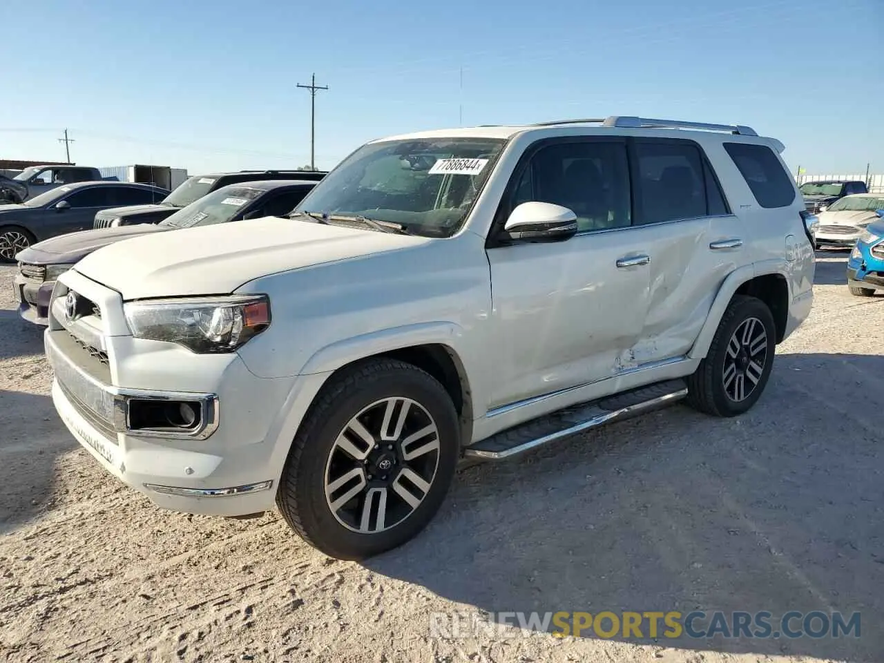 1 Photograph of a damaged car JTEBU5JRXK5615454 TOYOTA 4RUNNER 2019