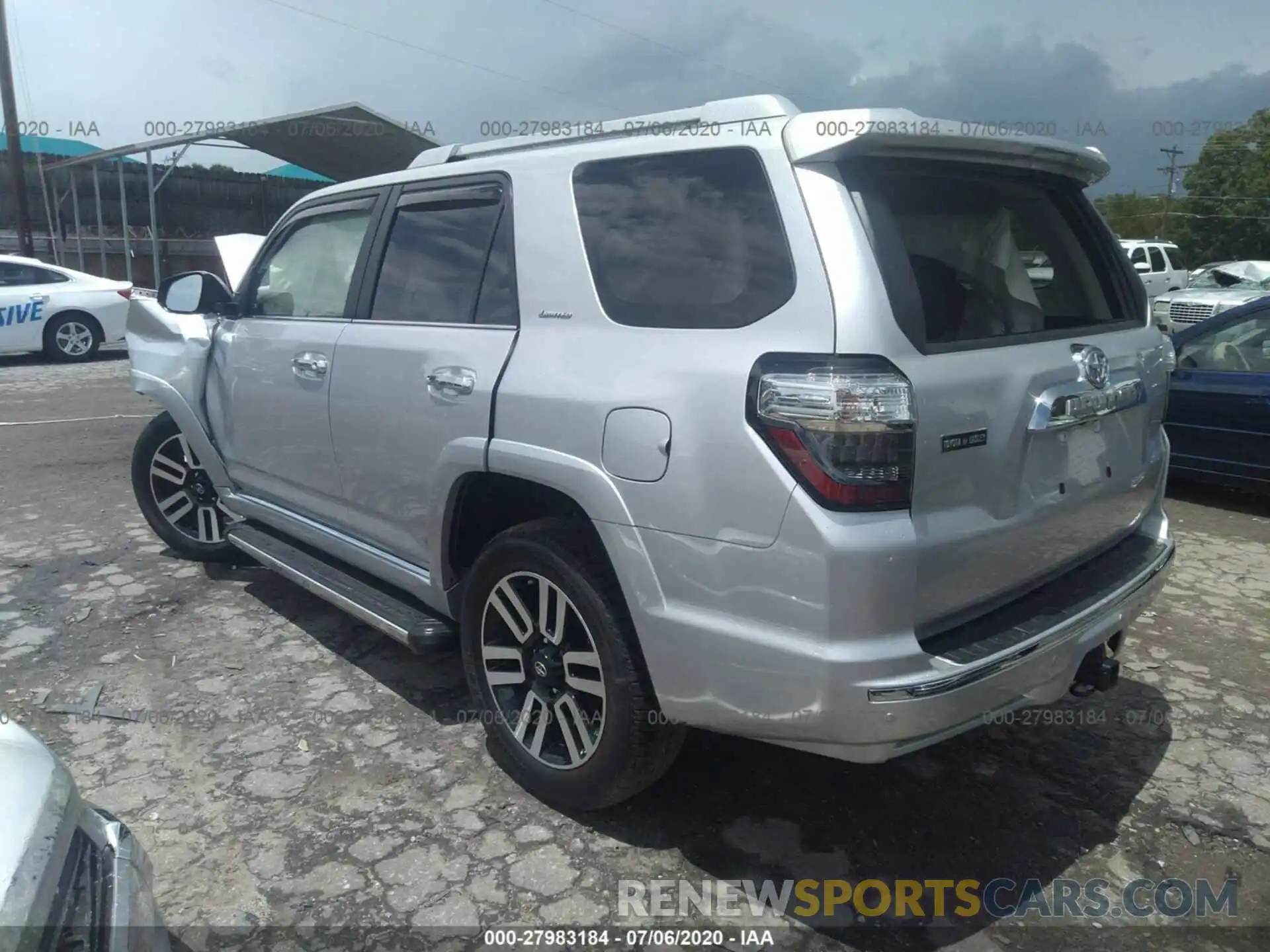 3 Photograph of a damaged car JTEBU5JRXK5617009 TOYOTA 4RUNNER 2019