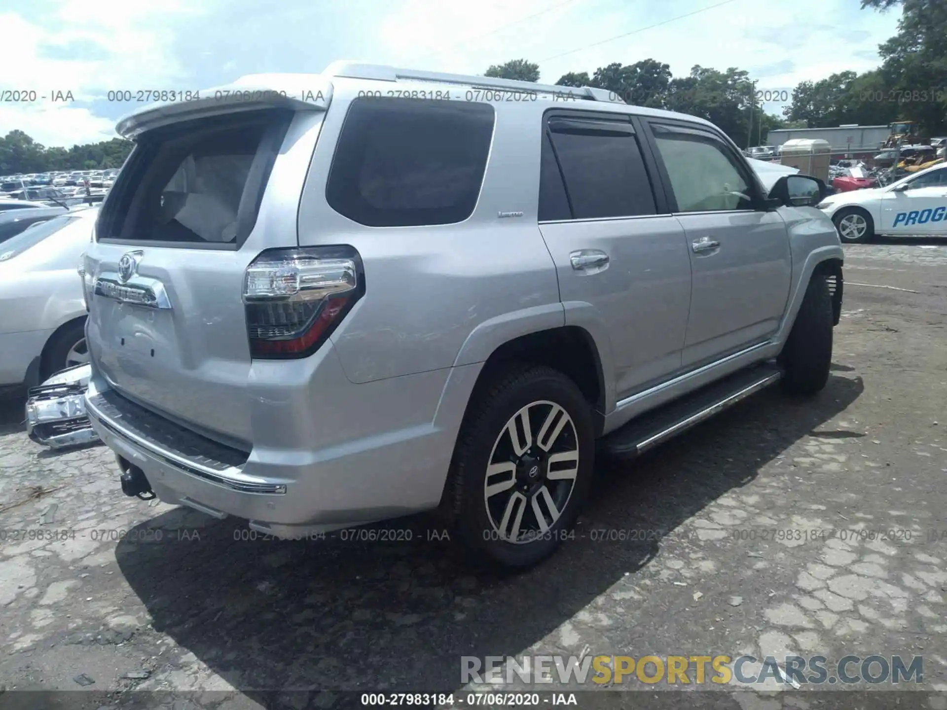 4 Photograph of a damaged car JTEBU5JRXK5617009 TOYOTA 4RUNNER 2019