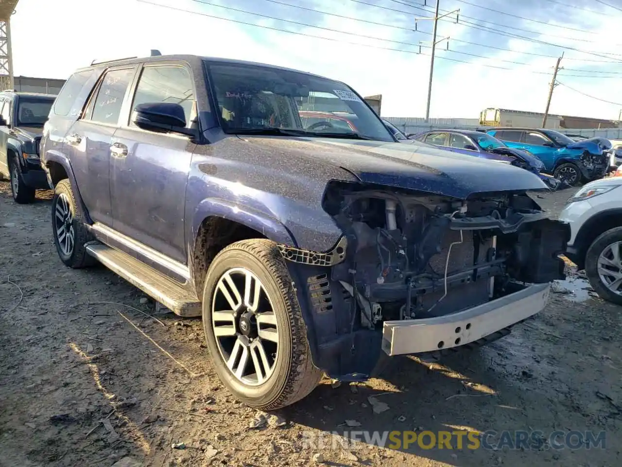 1 Photograph of a damaged car JTEBU5JRXK5623991 TOYOTA 4RUNNER 2019