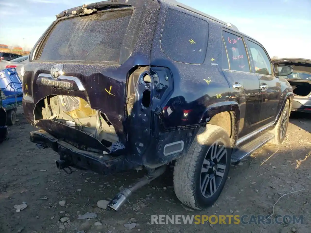 4 Photograph of a damaged car JTEBU5JRXK5623991 TOYOTA 4RUNNER 2019