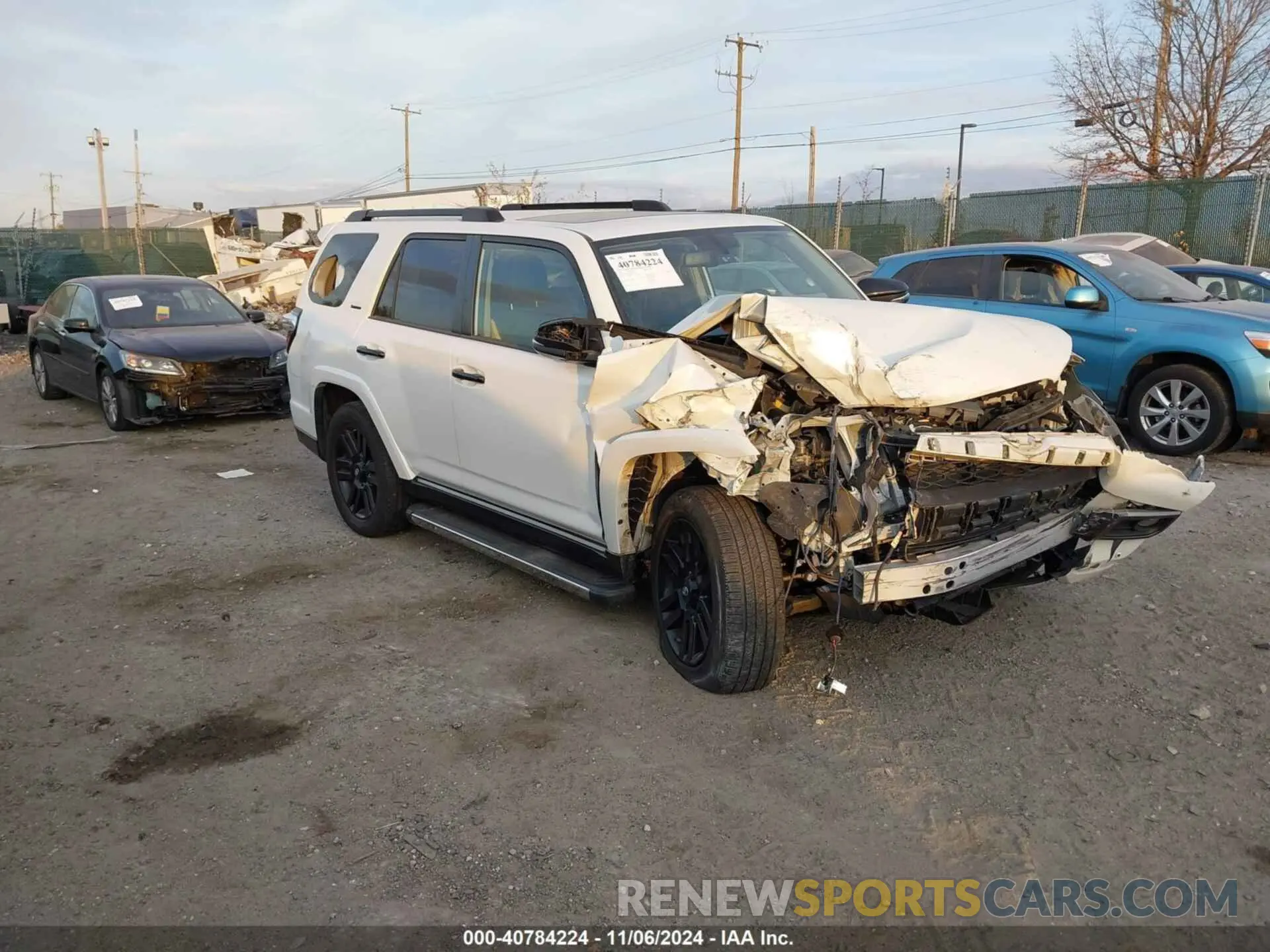 1 Photograph of a damaged car JTEBU5JRXK5627586 TOYOTA 4RUNNER 2019