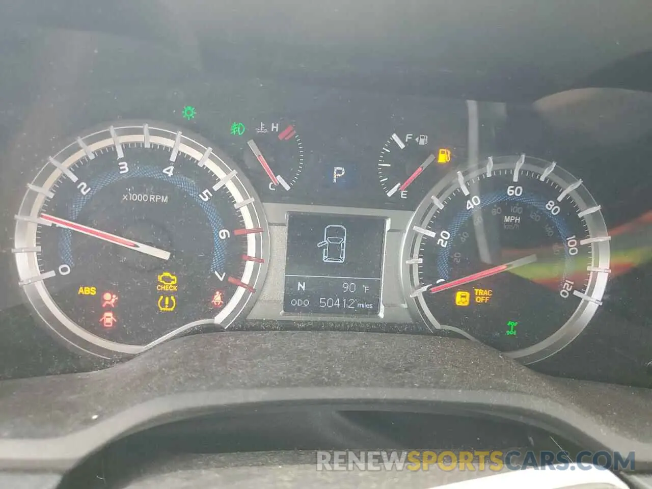 9 Photograph of a damaged car JTEBU5JRXK5634523 TOYOTA 4RUNNER 2019