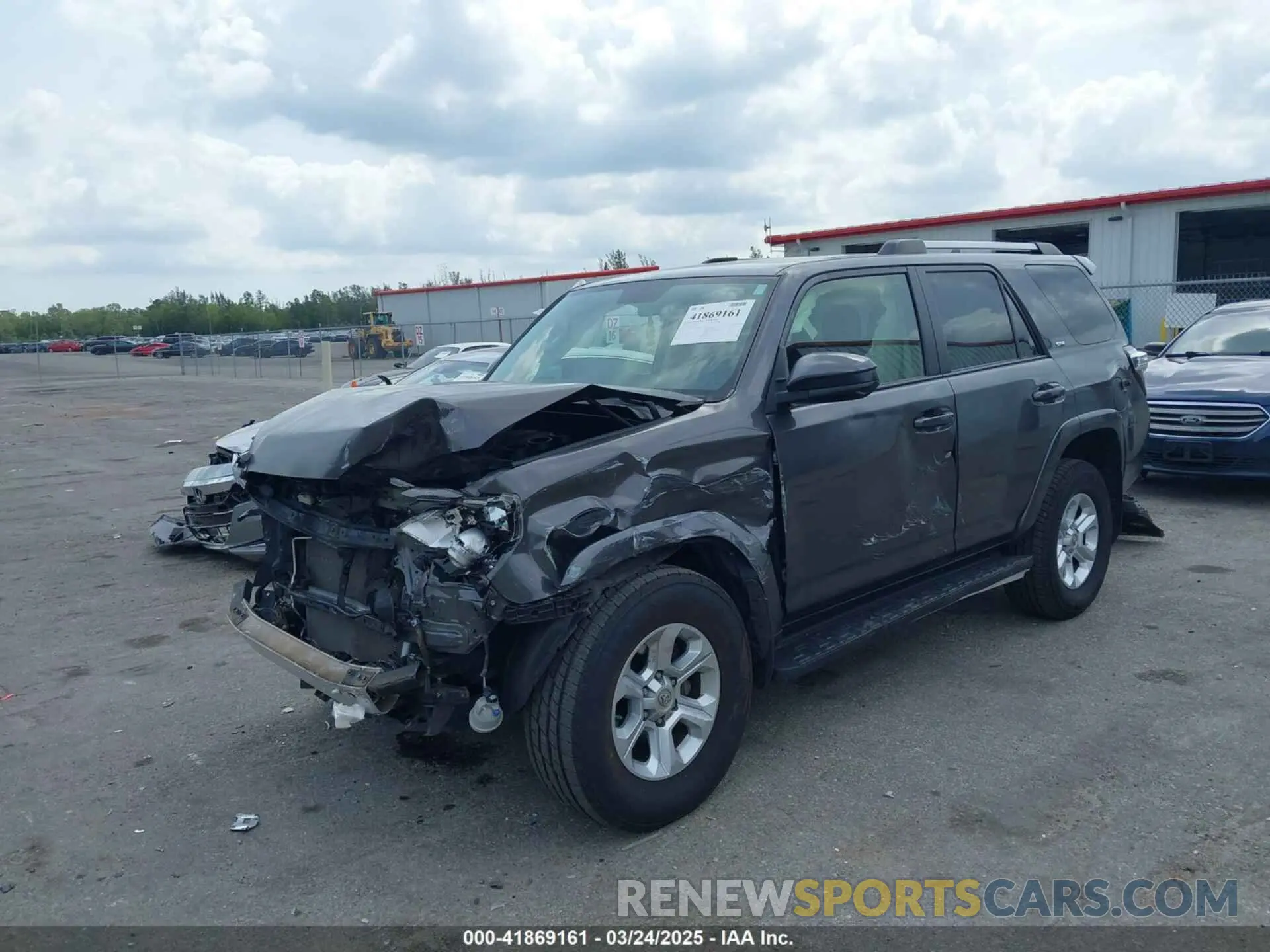 2 Photograph of a damaged car JTEBU5JRXK5638880 TOYOTA 4RUNNER 2019
