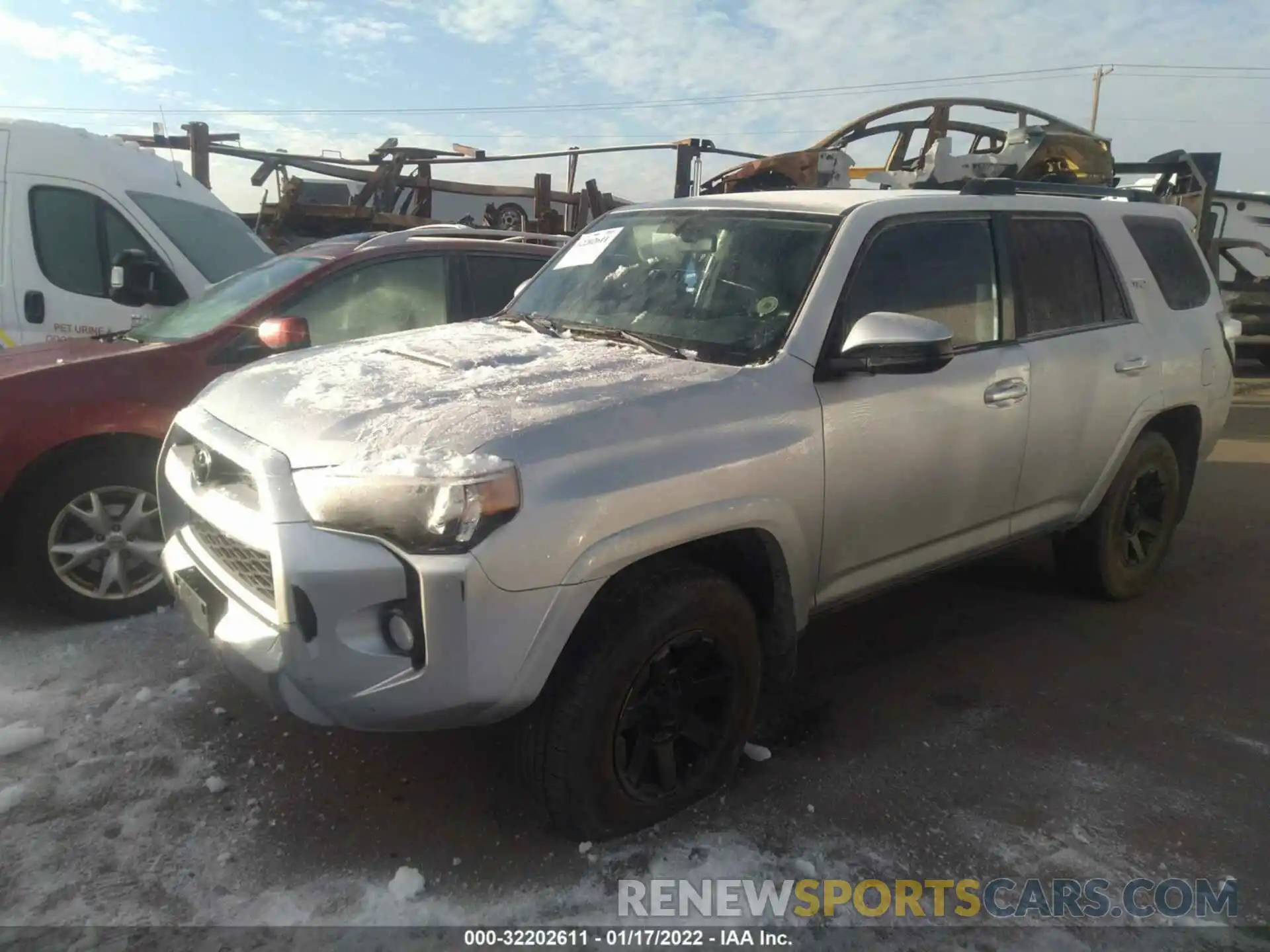 2 Photograph of a damaged car JTEBU5JRXK5642346 TOYOTA 4RUNNER 2019