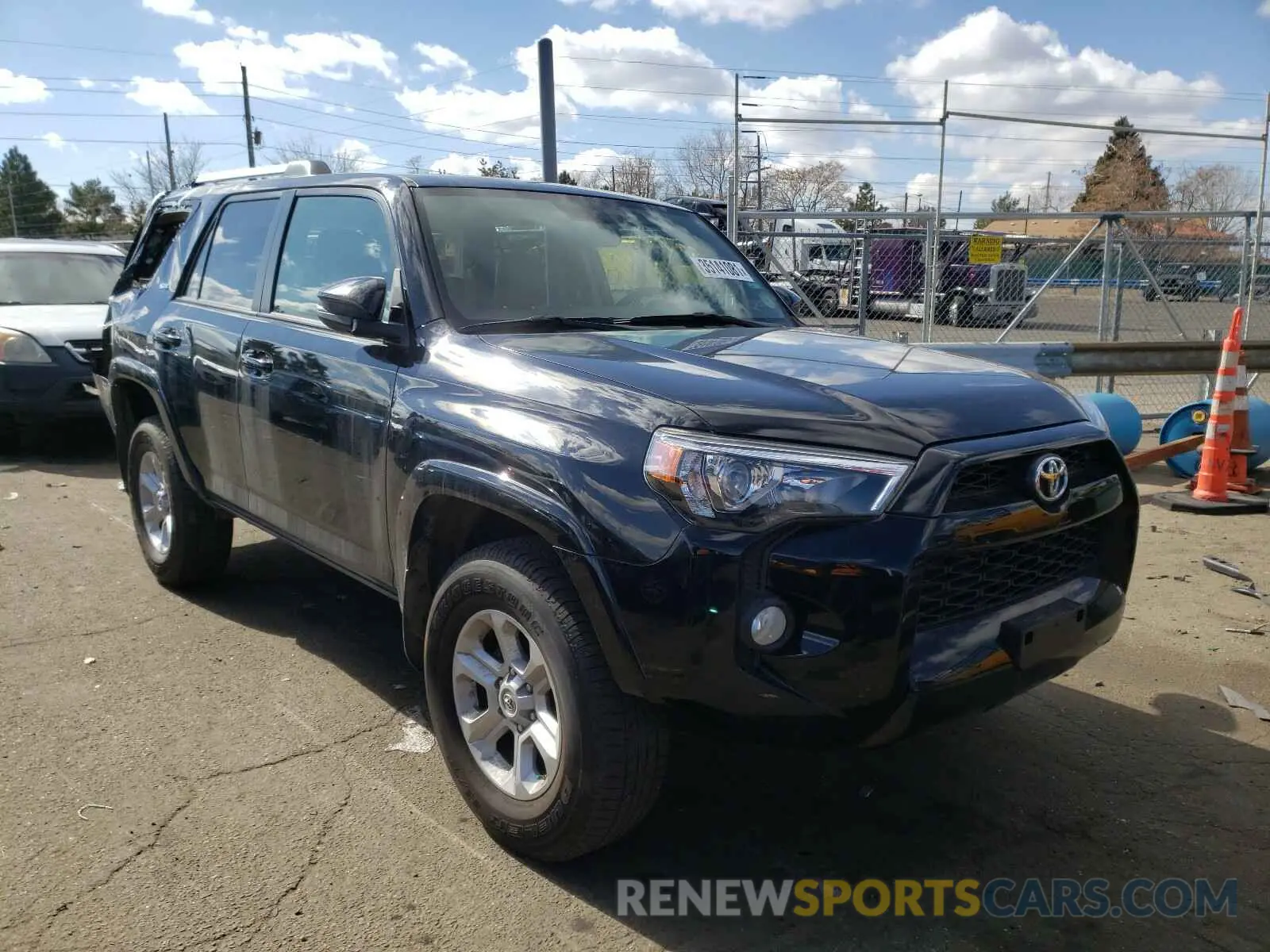 1 Photograph of a damaged car JTEBU5JRXK5642668 TOYOTA 4RUNNER 2019