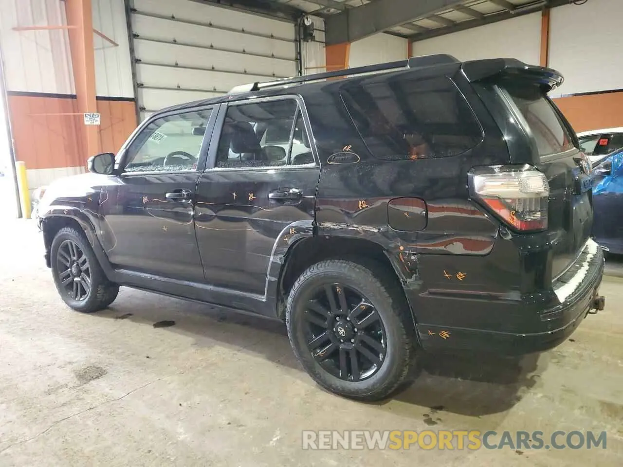 2 Photograph of a damaged car JTEBU5JRXK5642962 TOYOTA 4RUNNER 2019