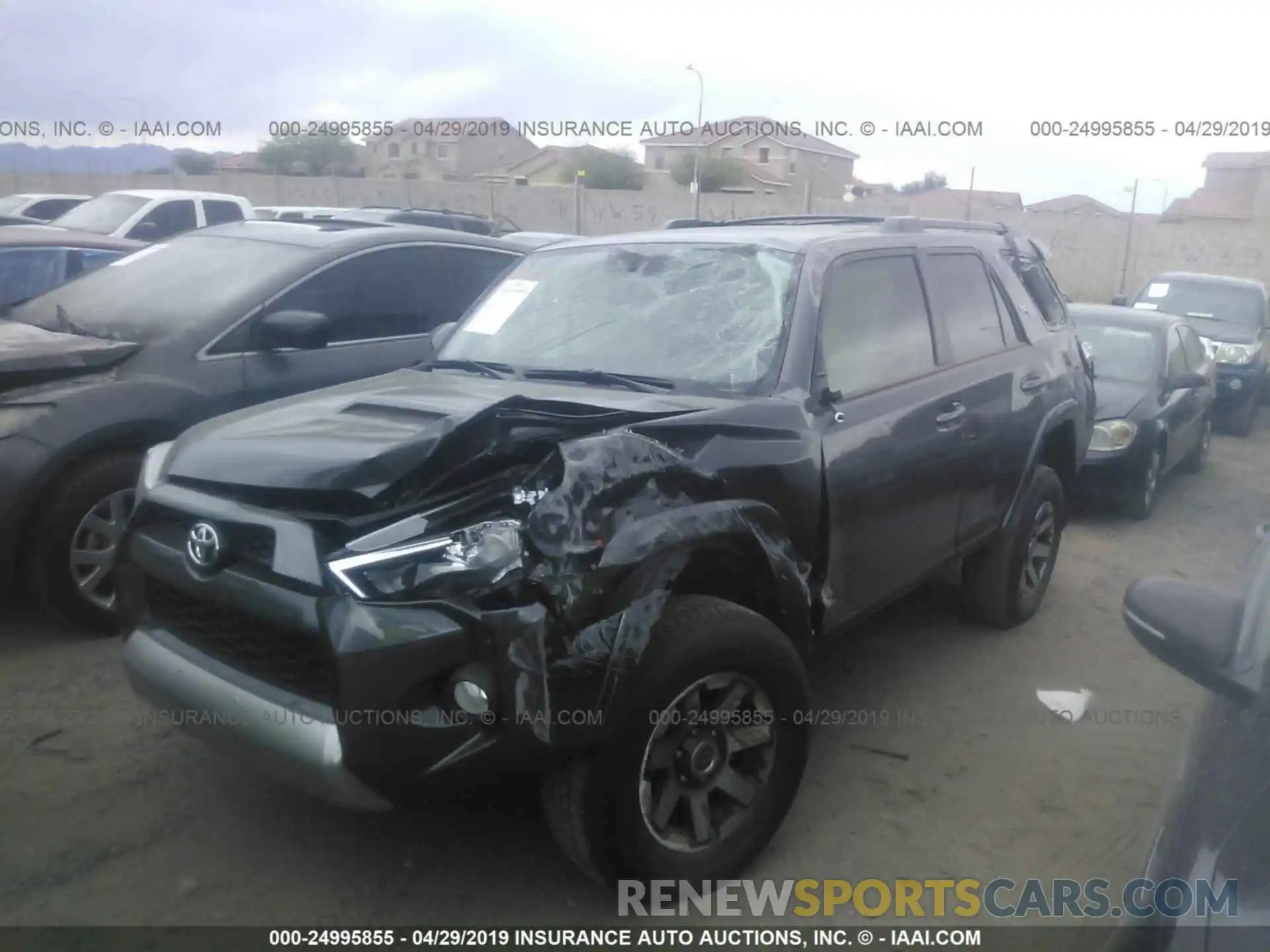 2 Photograph of a damaged car JTEBU5JRXK5644100 TOYOTA 4RUNNER 2019