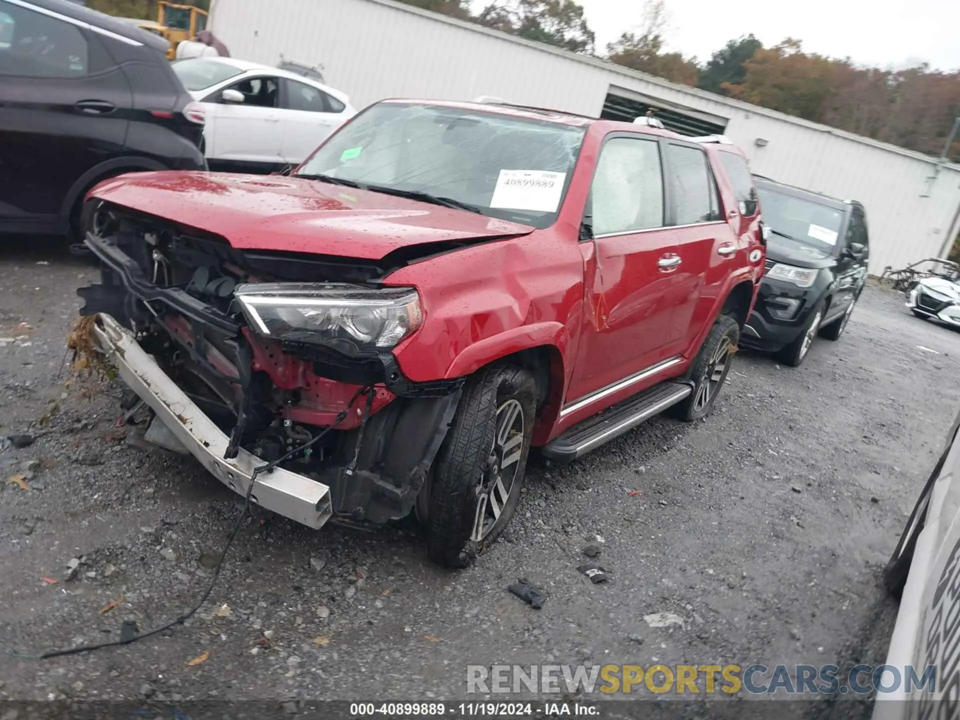 2 Photograph of a damaged car JTEBU5JRXK5653668 TOYOTA 4RUNNER 2019