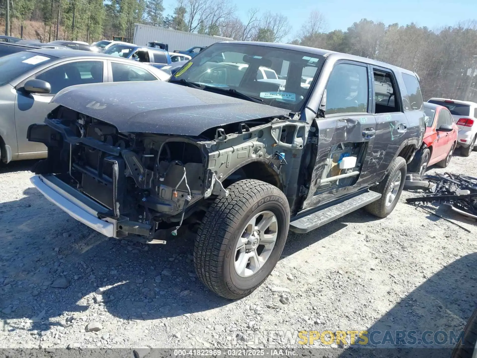2 Photograph of a damaged car JTEBU5JRXK5664489 TOYOTA 4RUNNER 2019