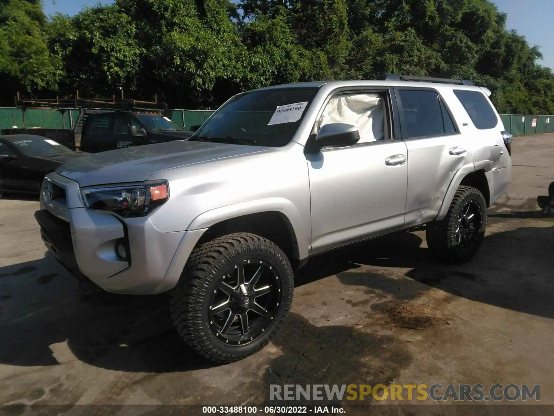 2 Photograph of a damaged car JTEBU5JRXK5667229 TOYOTA 4RUNNER 2019