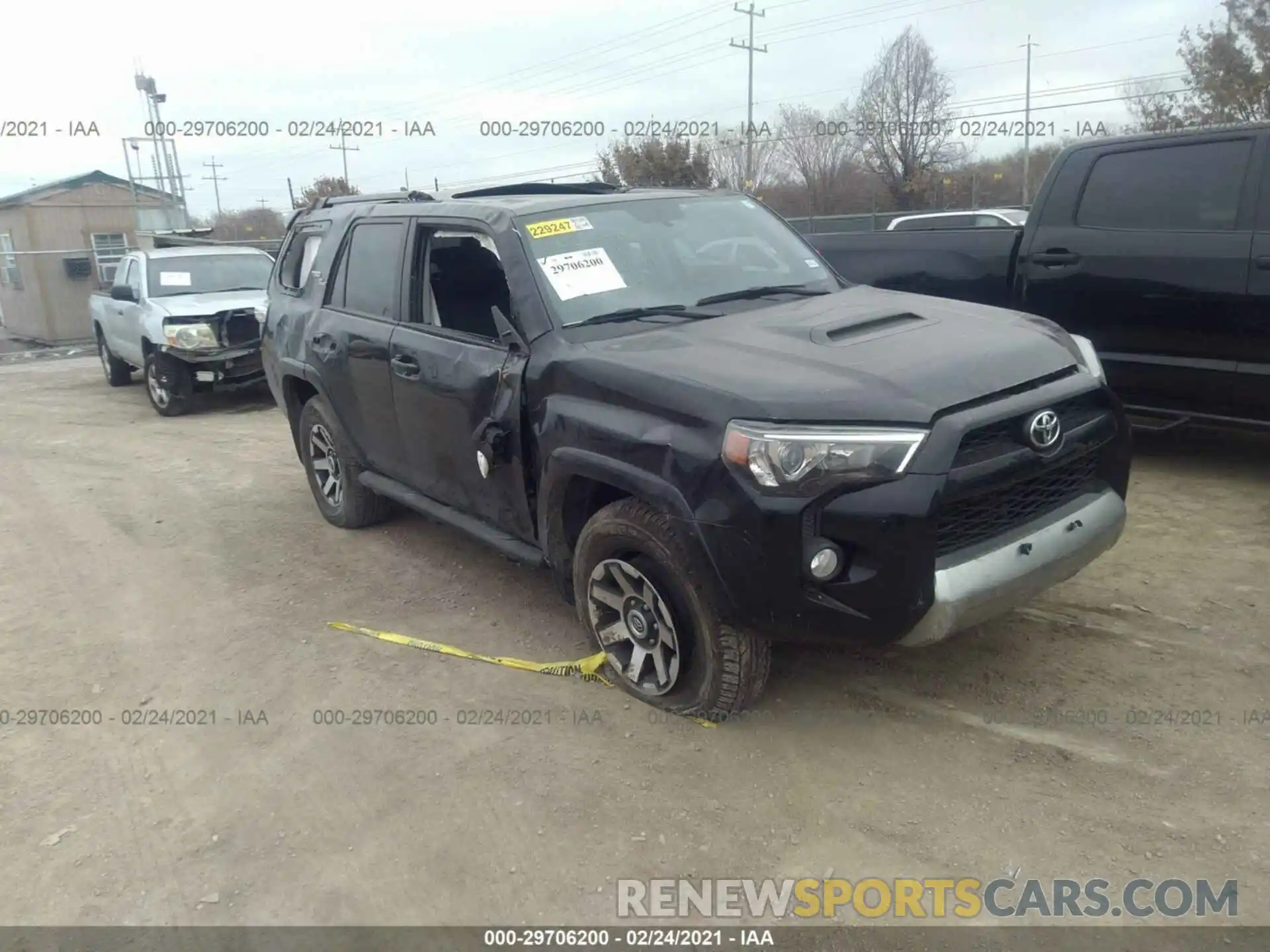 1 Photograph of a damaged car JTEBU5JRXK5684094 TOYOTA 4RUNNER 2019