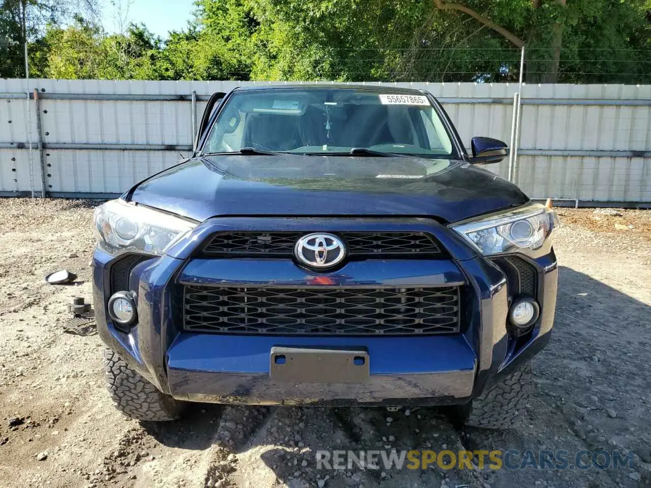 5 Photograph of a damaged car JTEBU5JRXK5691739 TOYOTA 4RUNNER 2019