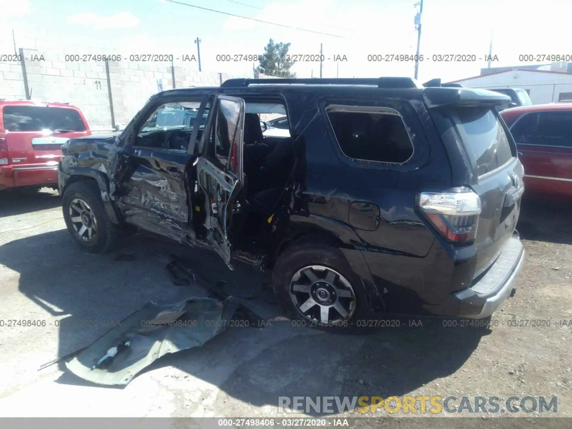 3 Photograph of a damaged car JTEBU5JRXK5696522 TOYOTA 4RUNNER 2019