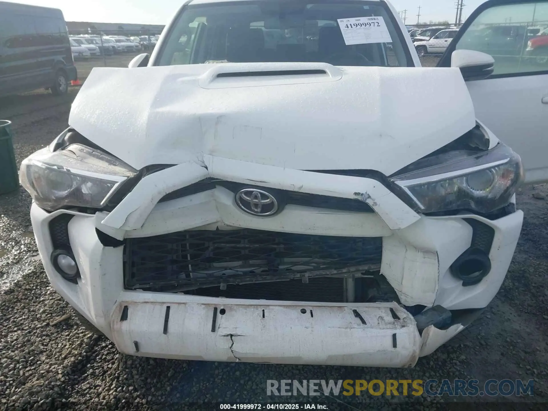 6 Photograph of a damaged car JTEBU5JRXK5700956 TOYOTA 4RUNNER 2019