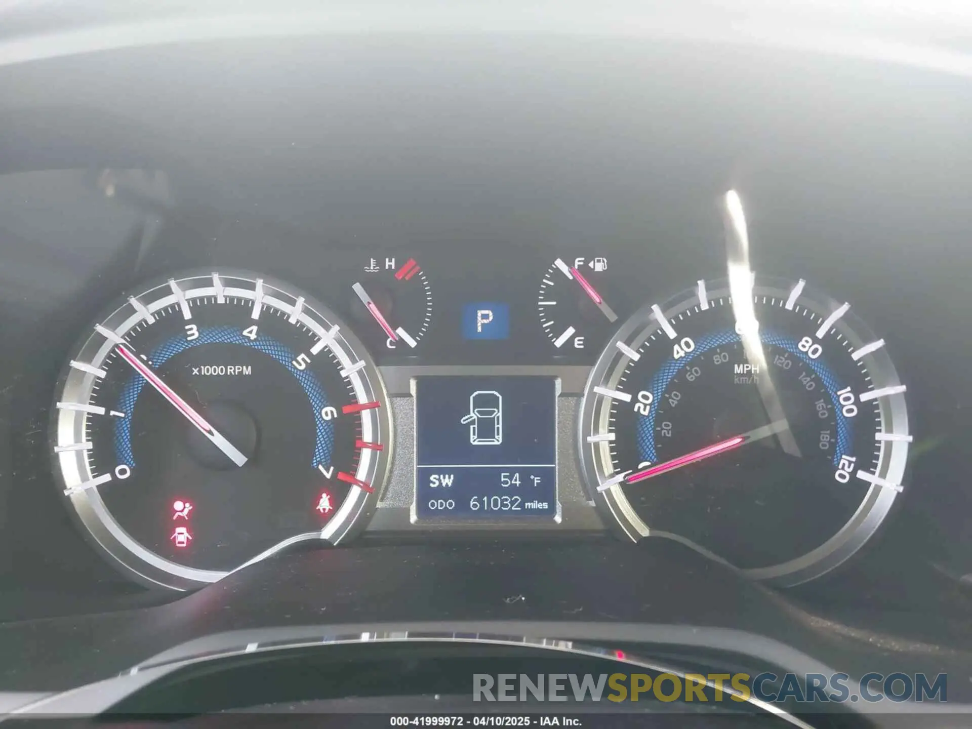 7 Photograph of a damaged car JTEBU5JRXK5700956 TOYOTA 4RUNNER 2019