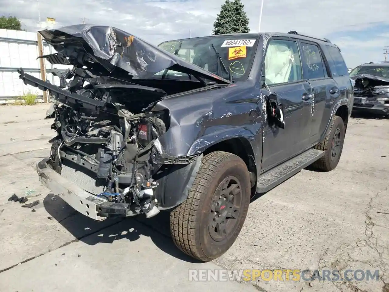 2 Photograph of a damaged car JTEBU5JRXK5701038 TOYOTA 4RUNNER 2019