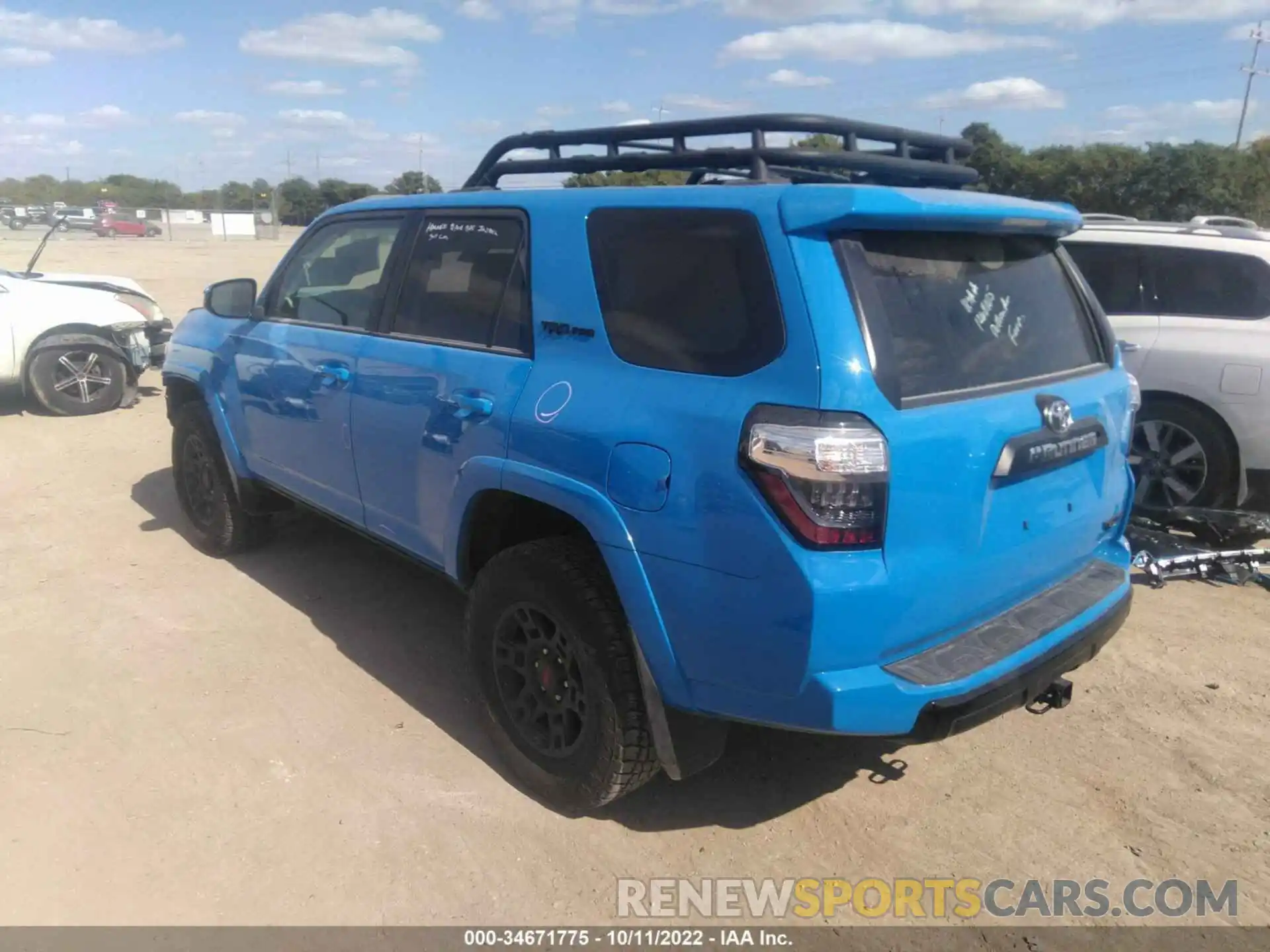 3 Photograph of a damaged car JTEBU5JRXK5710046 TOYOTA 4RUNNER 2019