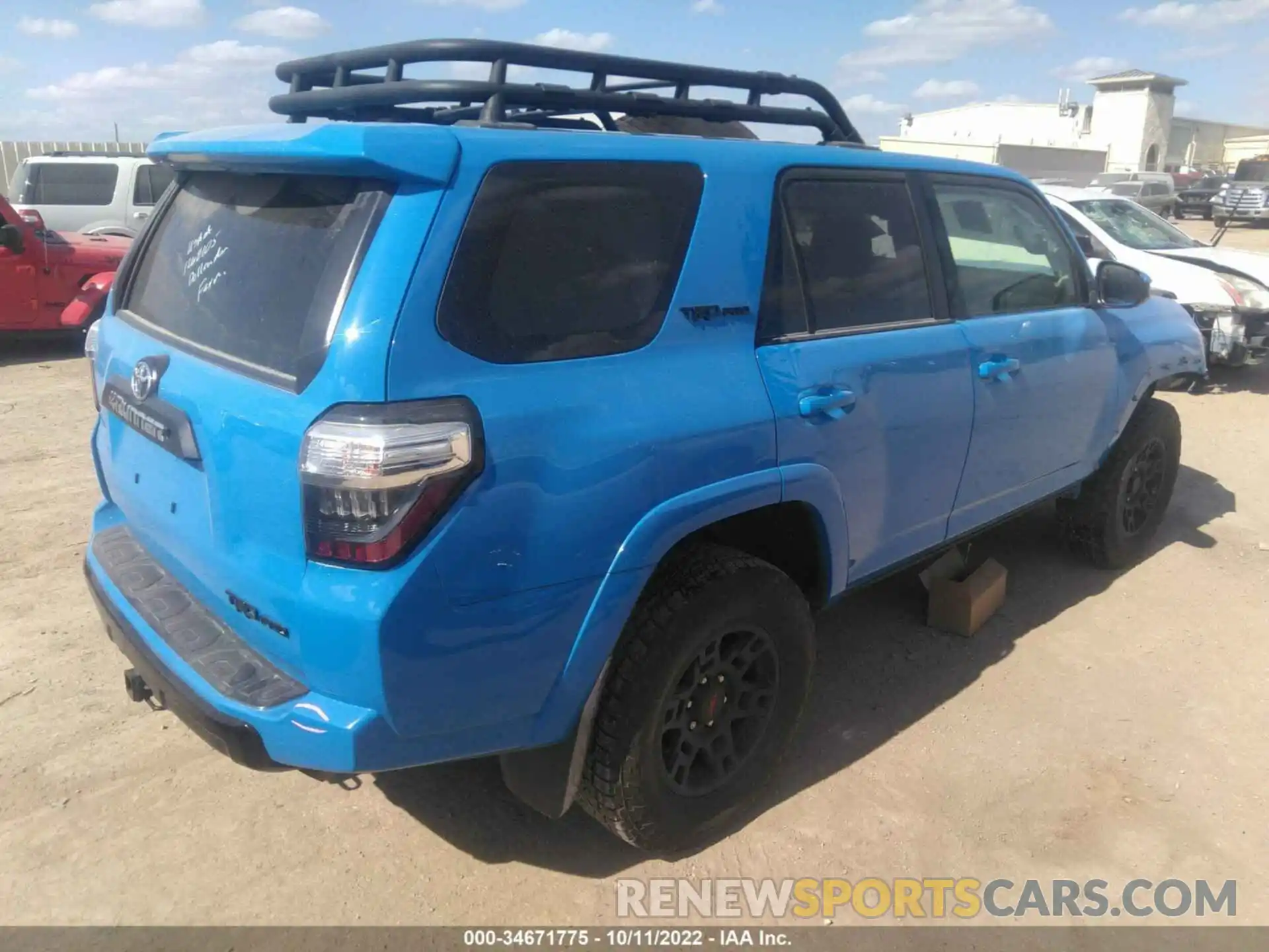 4 Photograph of a damaged car JTEBU5JRXK5710046 TOYOTA 4RUNNER 2019