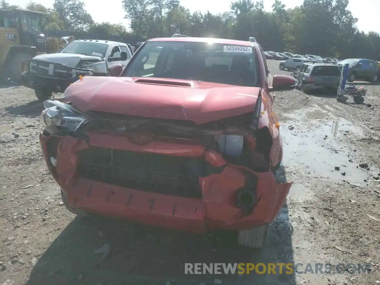 9 Photograph of a damaged car JTEBU5JRXK5713481 TOYOTA 4RUNNER 2019