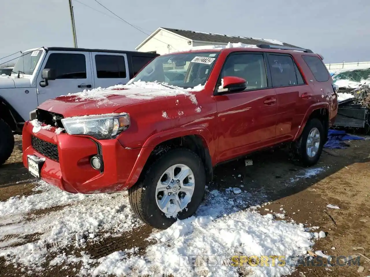 1 Photograph of a damaged car JTEBU5JRXK5718163 TOYOTA 4RUNNER 2019