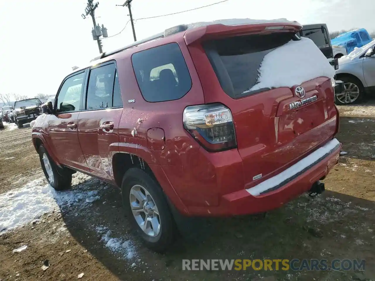 2 Photograph of a damaged car JTEBU5JRXK5718163 TOYOTA 4RUNNER 2019