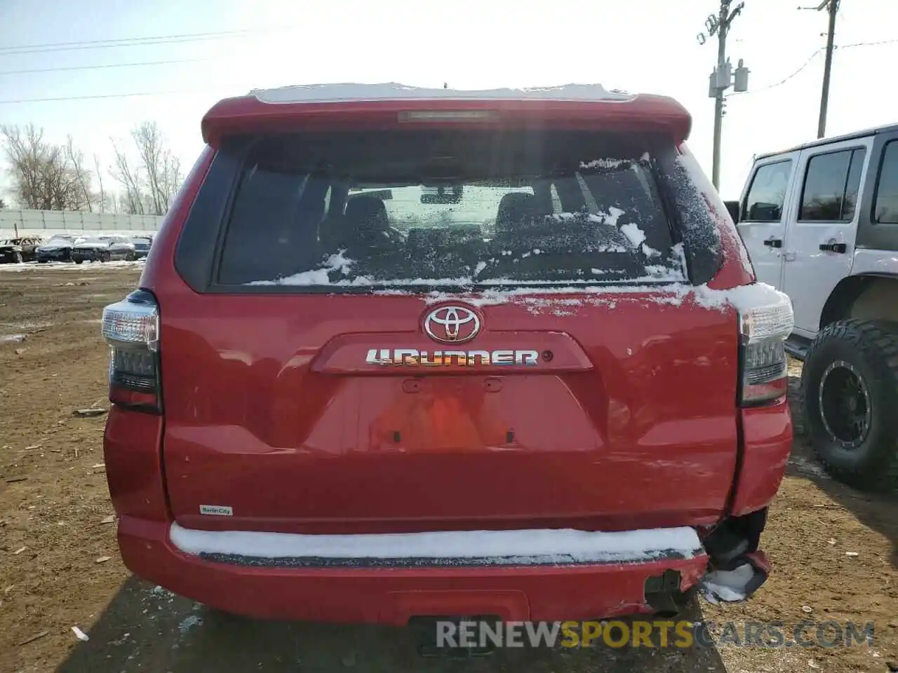 6 Photograph of a damaged car JTEBU5JRXK5718163 TOYOTA 4RUNNER 2019