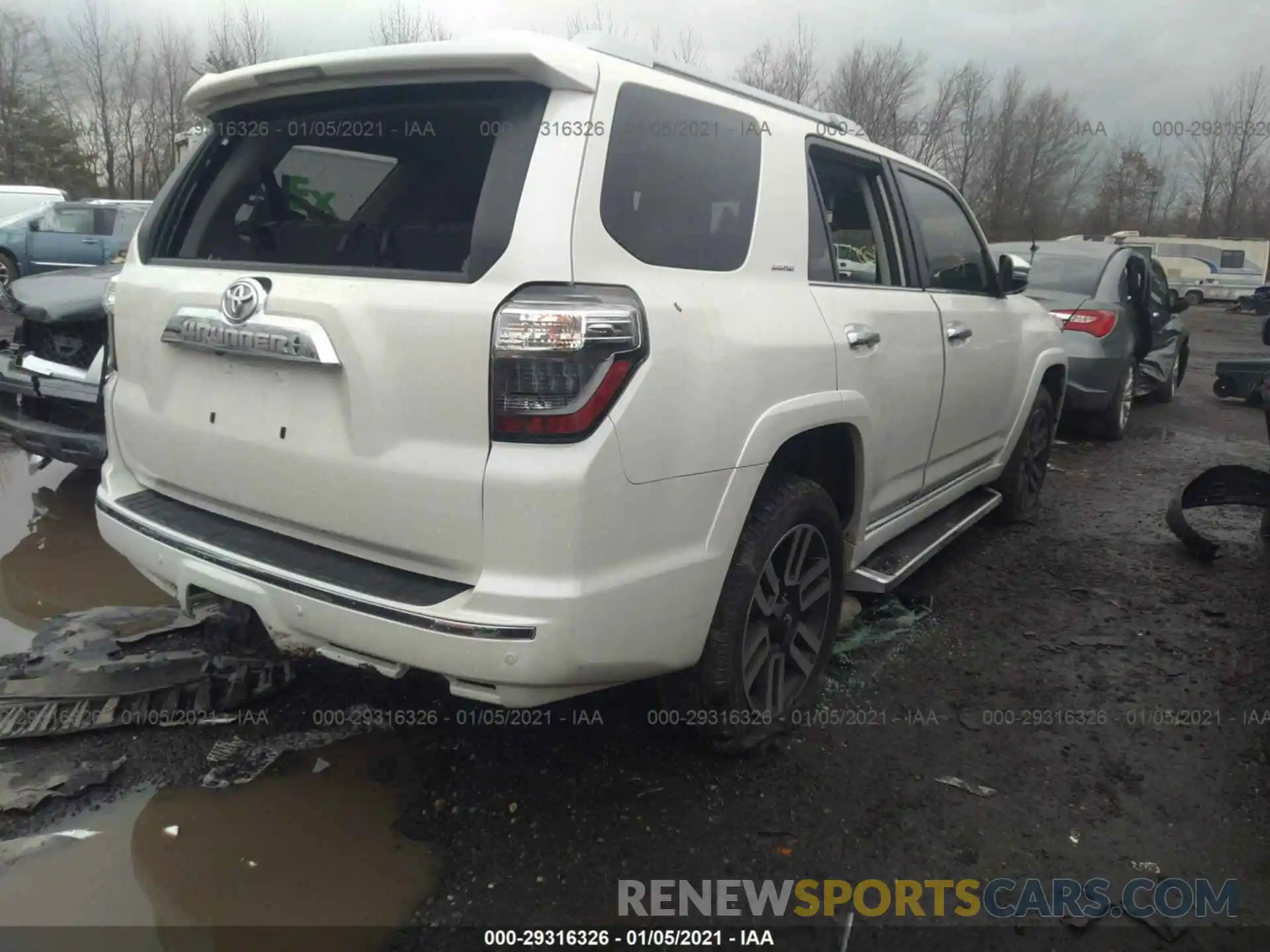 4 Photograph of a damaged car JTEBU5JRXK5719393 TOYOTA 4RUNNER 2019