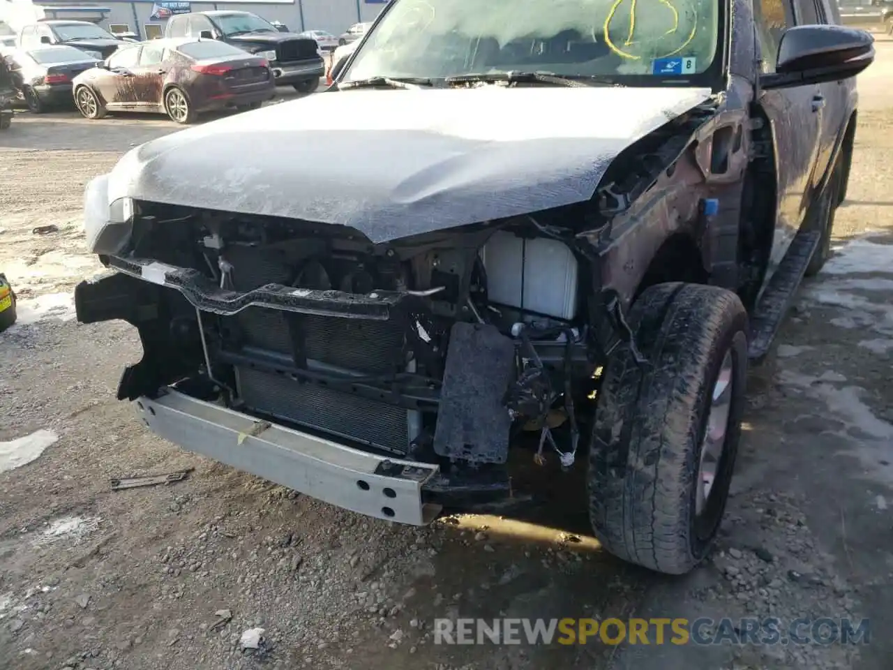 9 Photograph of a damaged car JTEBU5JRXK5722410 TOYOTA 4RUNNER 2019