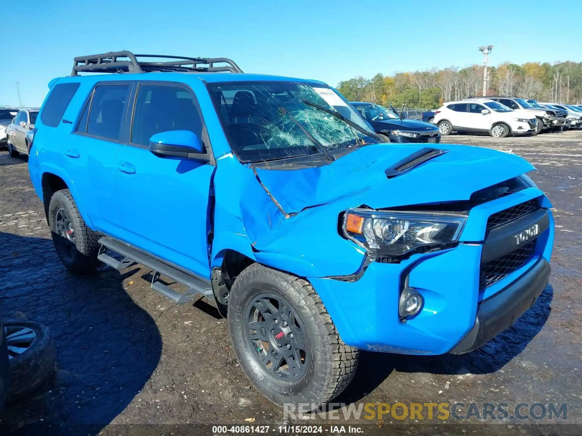 1 Photograph of a damaged car JTEBU5JRXK5722987 TOYOTA 4RUNNER 2019