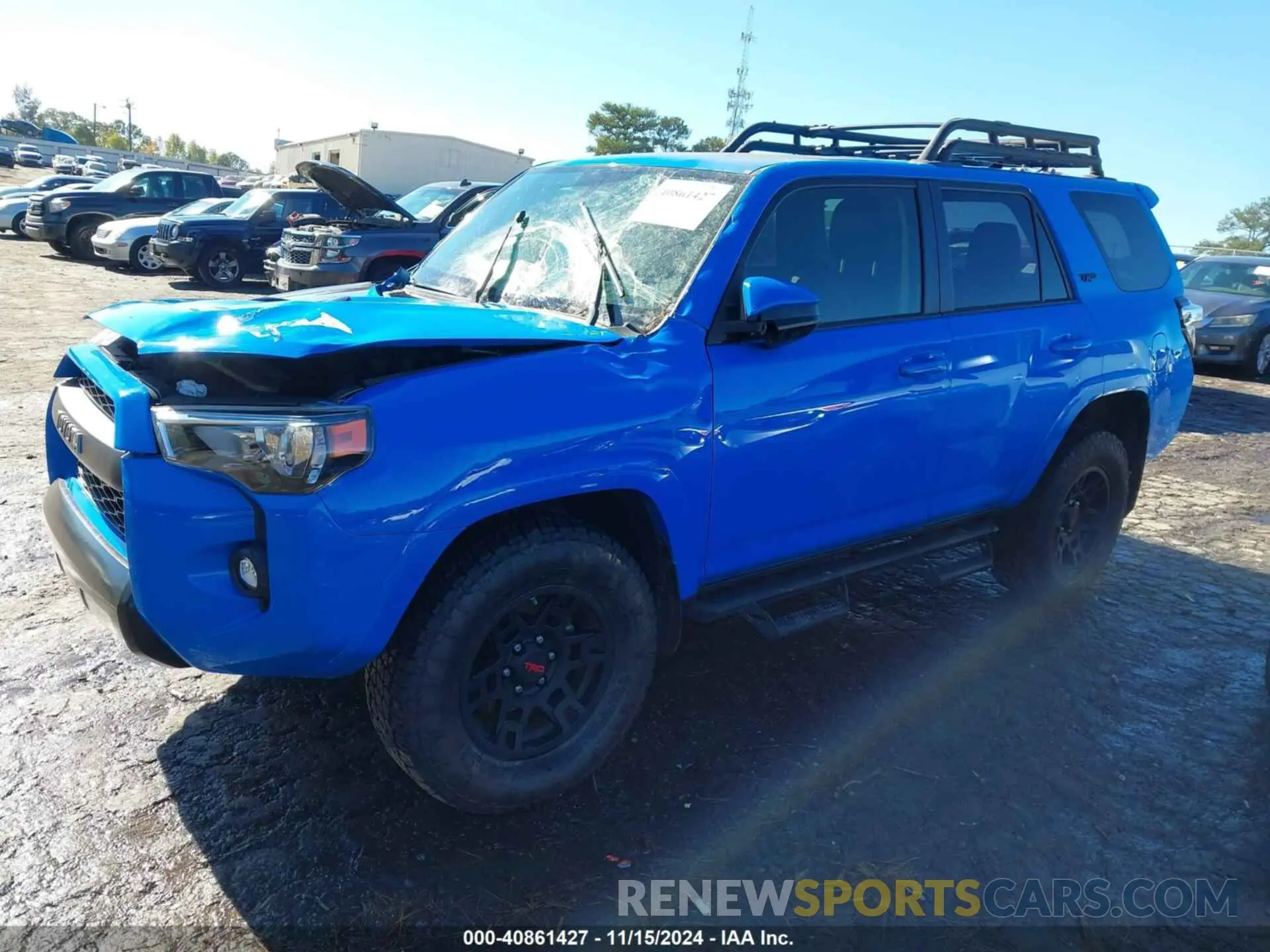 2 Photograph of a damaged car JTEBU5JRXK5722987 TOYOTA 4RUNNER 2019