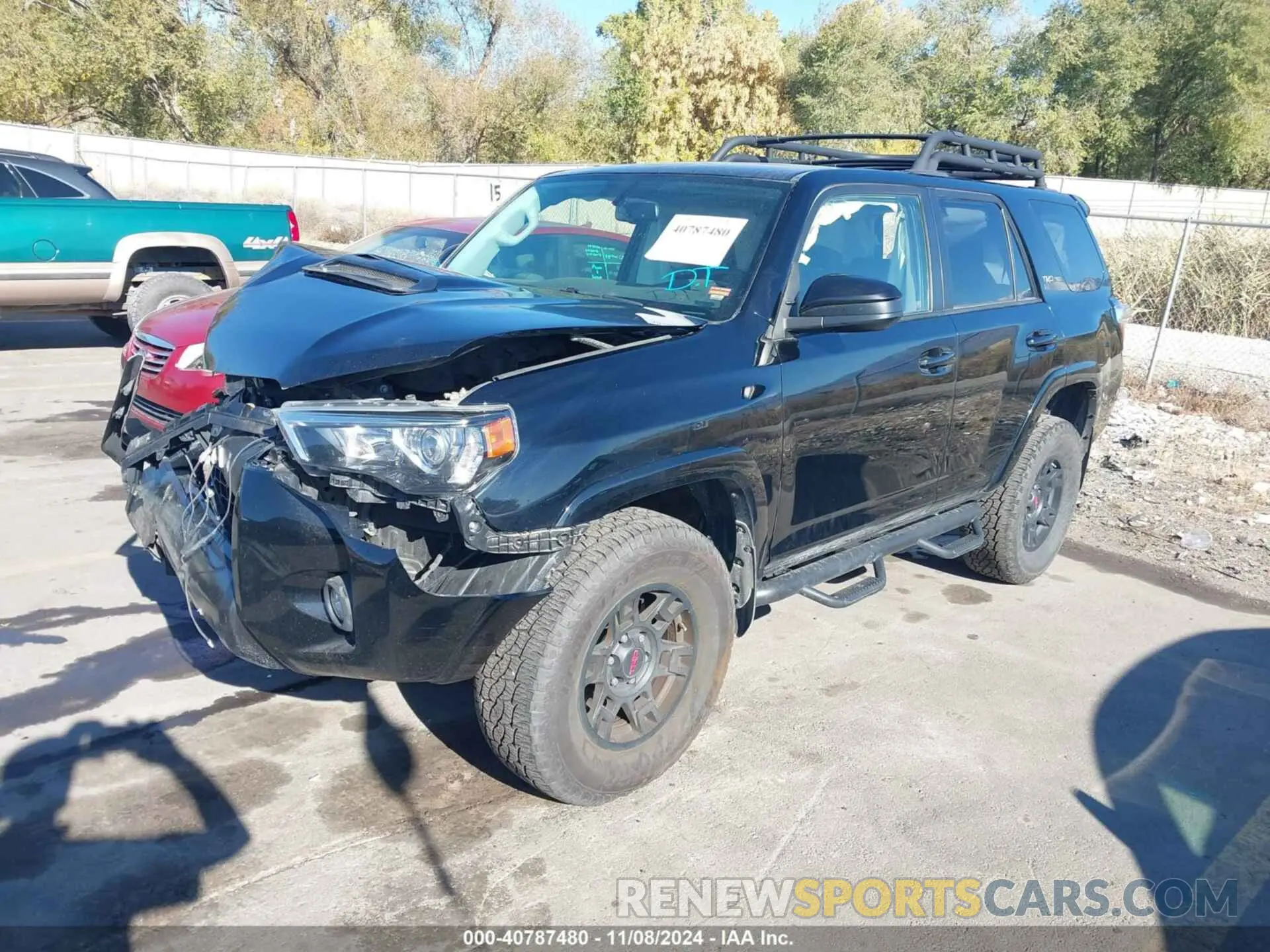 2 Photograph of a damaged car JTEBU5JRXK5722990 TOYOTA 4RUNNER 2019