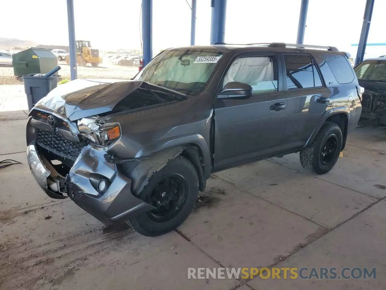 1 Photograph of a damaged car JTEBU5JRXK5723170 TOYOTA 4RUNNER 2019
