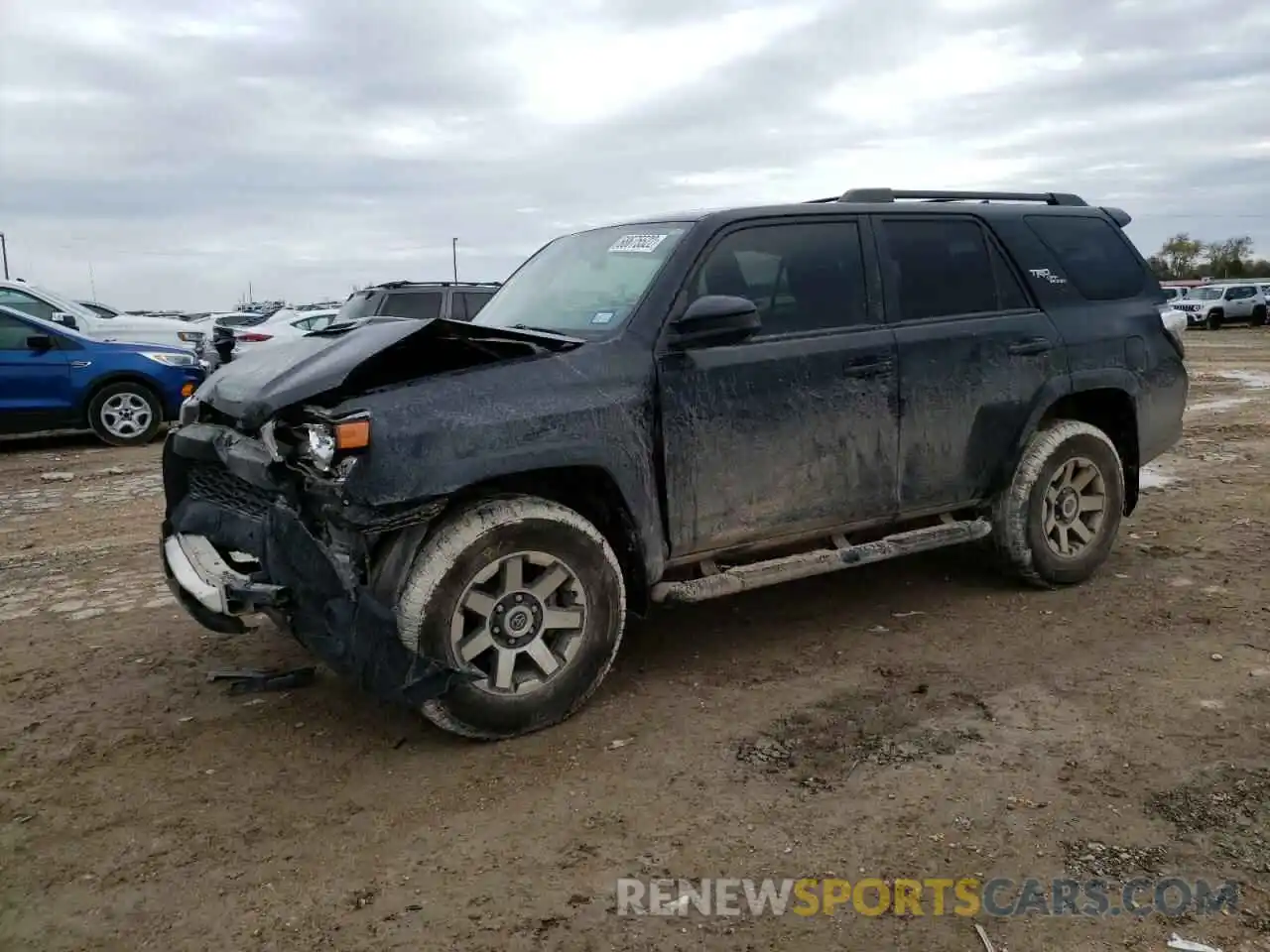 1 Photograph of a damaged car JTEBU5JRXK5734296 TOYOTA 4RUNNER 2019