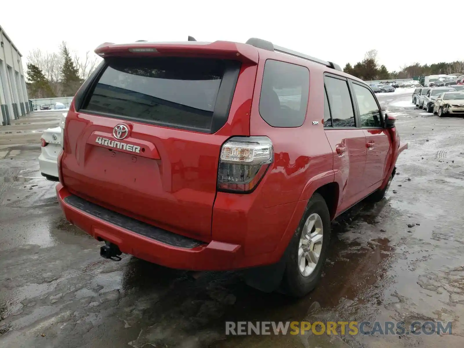 4 Photograph of a damaged car JTEZU5JR0K5196898 TOYOTA 4RUNNER 2019