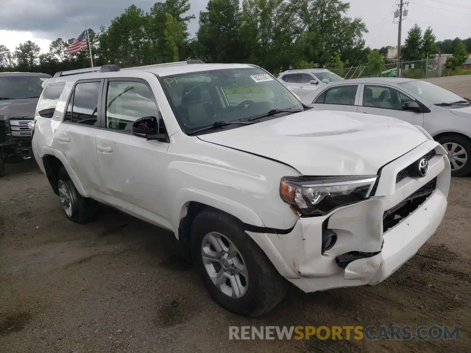 1 Photograph of a damaged car JTEZU5JR0K5198117 TOYOTA 4RUNNER 2019