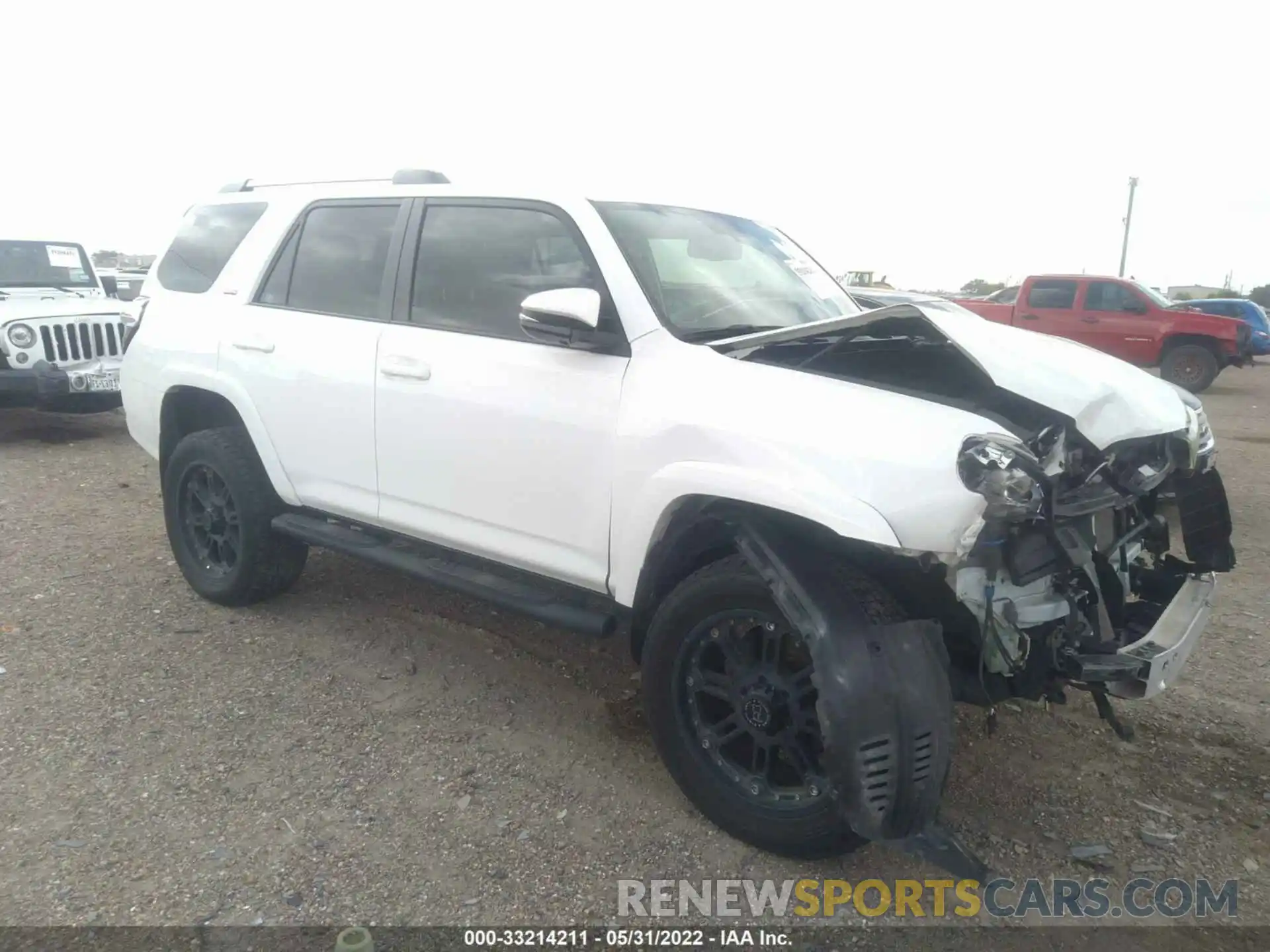 1 Photograph of a damaged car JTEZU5JR0K5202134 TOYOTA 4RUNNER 2019