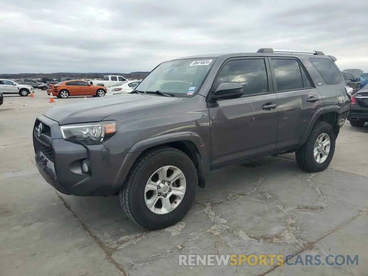 1 Photograph of a damaged car JTEZU5JR0K5202912 TOYOTA 4RUNNER 2019