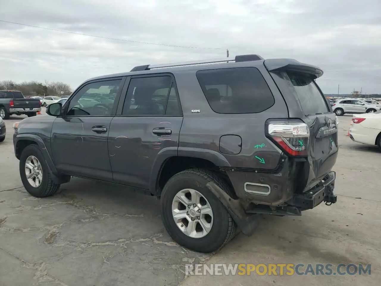2 Photograph of a damaged car JTEZU5JR0K5202912 TOYOTA 4RUNNER 2019